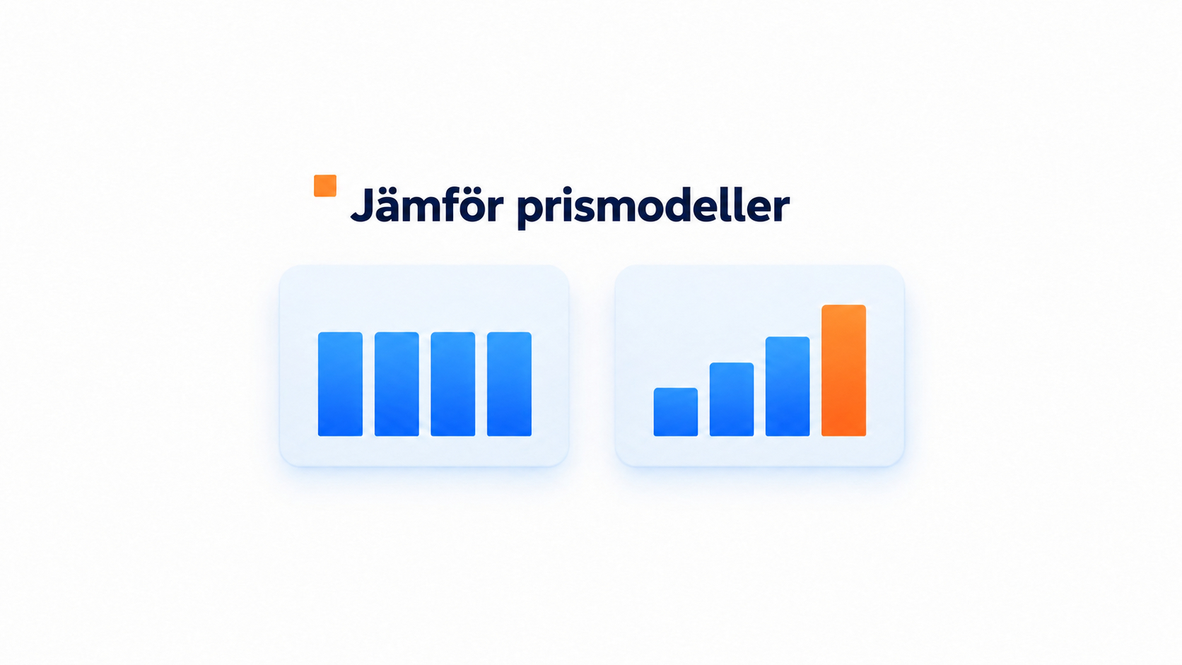 CompleteGreet mot Bambuser 1 Jämförelseillustration av hur CompleteGreets priser står sig mot Bambusers