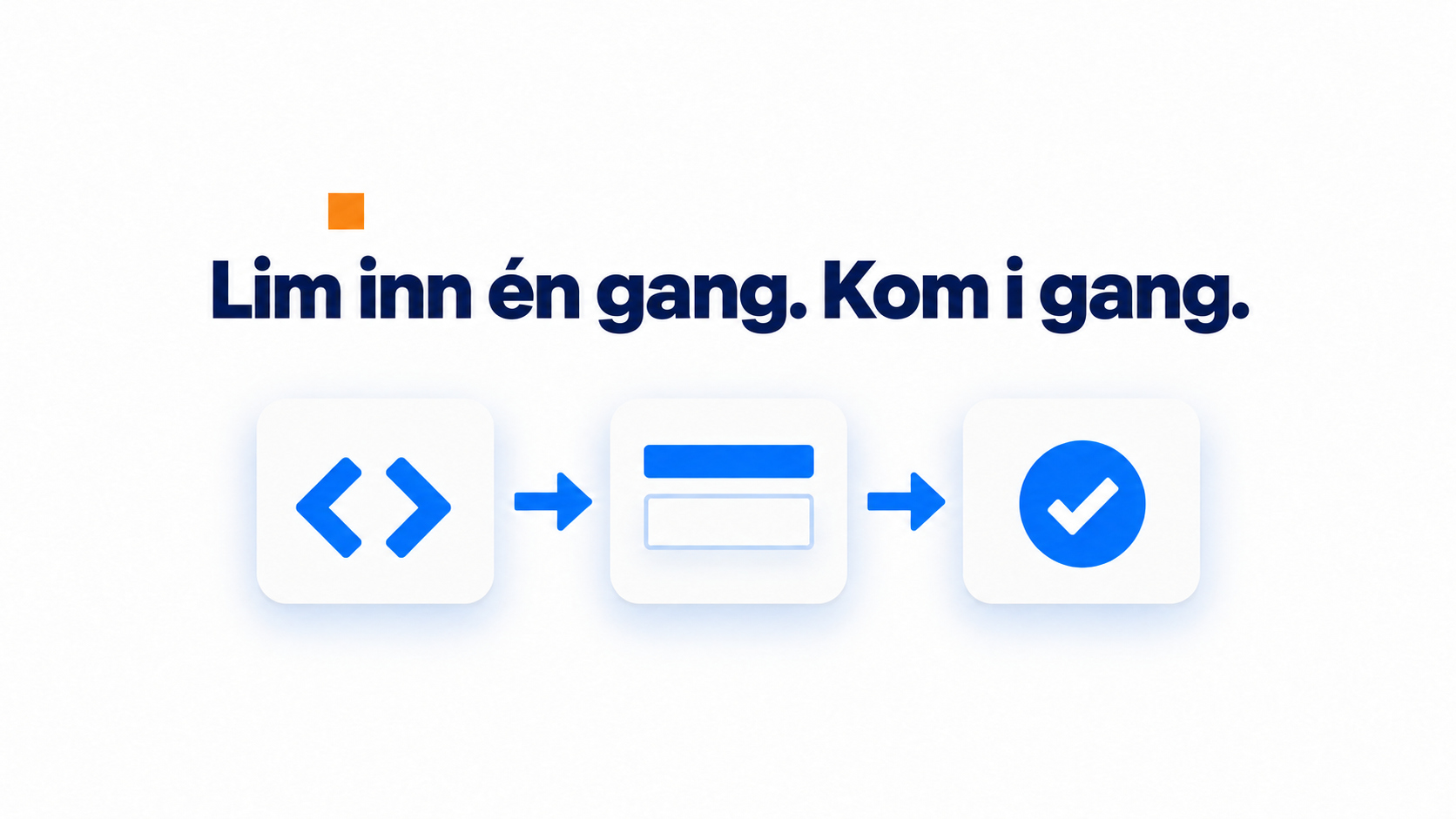 CompleteGreet mot Bambuser 4 Illustrasjon av oppsett med innbyggingskode, innstillinger og bekreftelse