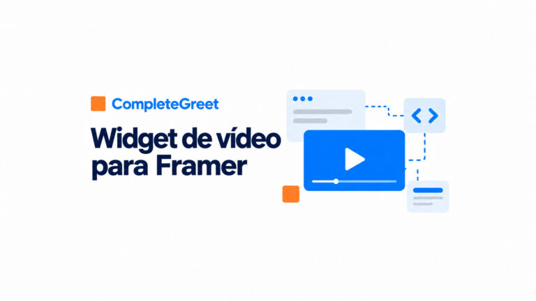 Cómo añadir un widget de vídeo a Framer