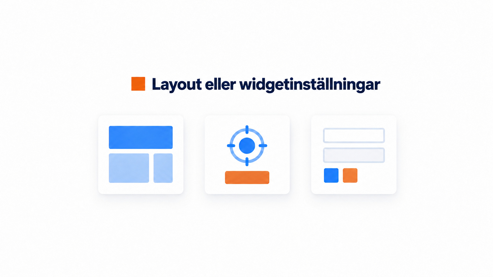 Jämförelse av sidlayout och widgetinställningar på Framer