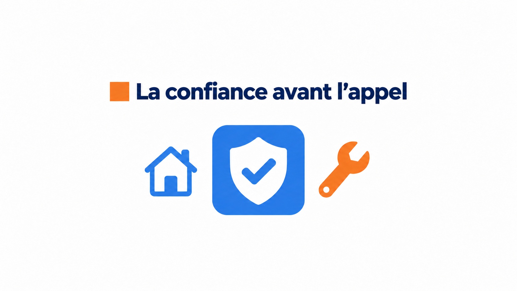Illustration des éléments qui inspirent confiance sur le site d’une entreprise HVAC.