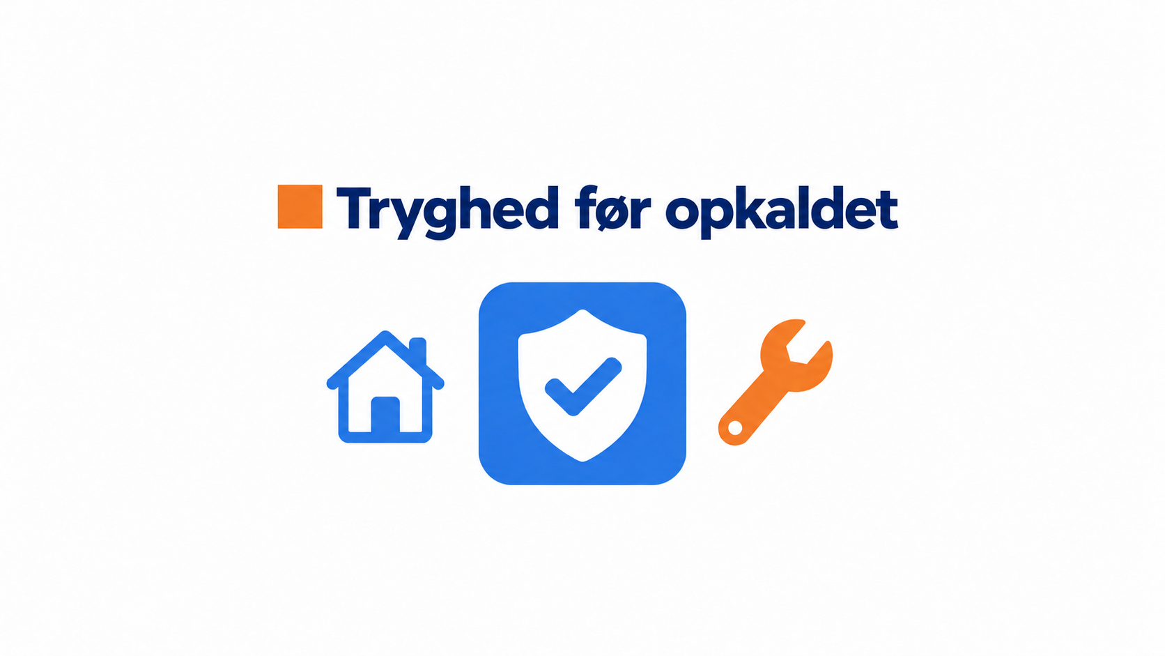 Illustration af, hvad der skaber tryghed på et HVAC-firmas hjemmeside