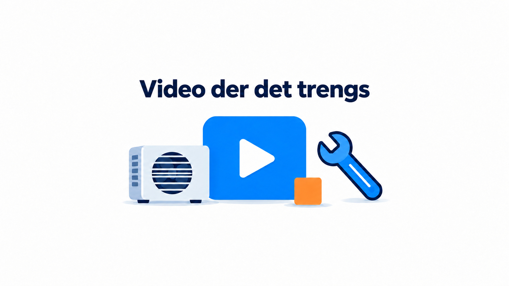 Illustration of video placement on HVAC service pages