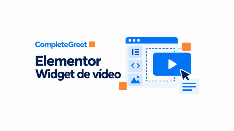 Cómo añadir un widget de vídeo en Elementor