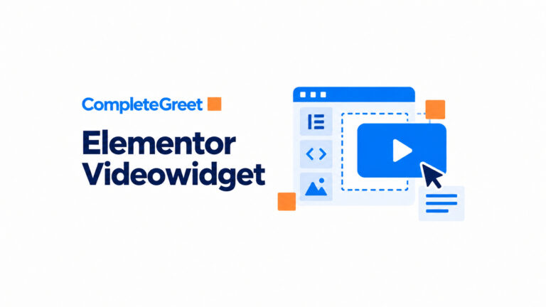 Så lägger du till en videowidget i Elementor