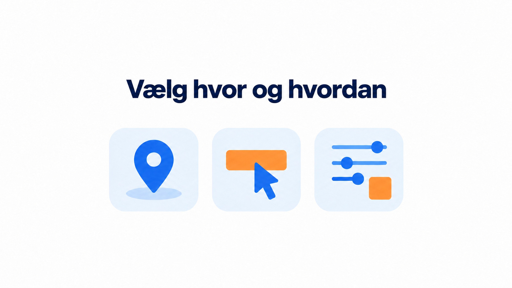 Illustration af, hvor og hvordan du kan vise din videoboble i Elementor.