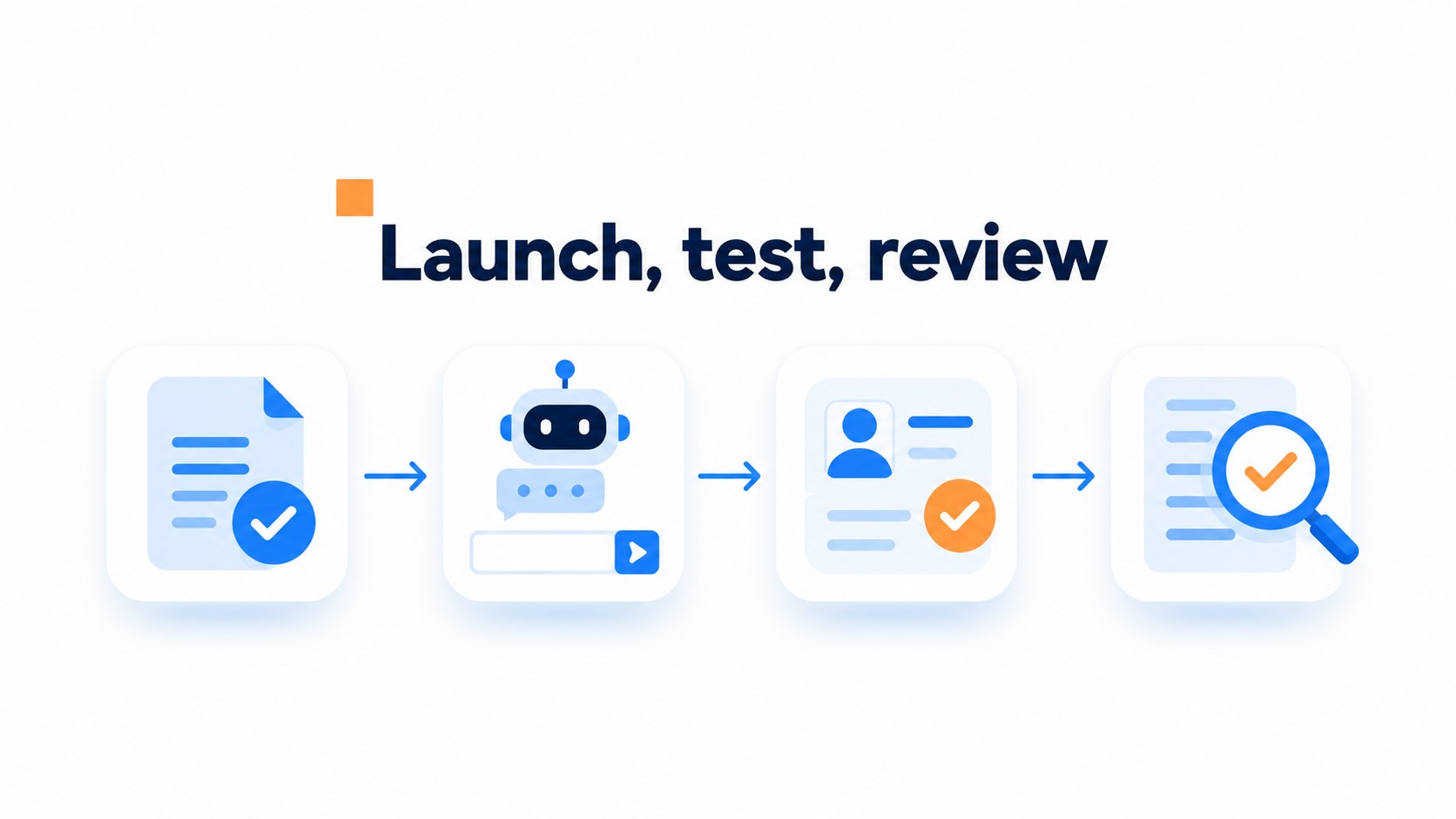 Process illustration for How can you launch and check your first workflow