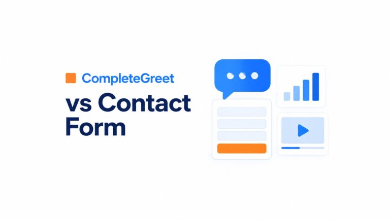 Live Chat vs Contact Form for Website Leads
