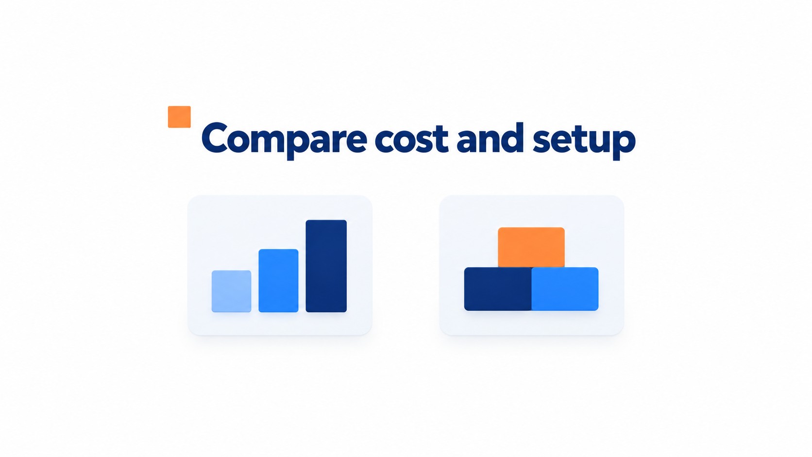 Comparison illustration for How do Videowise and Sprii compare on cost and setup